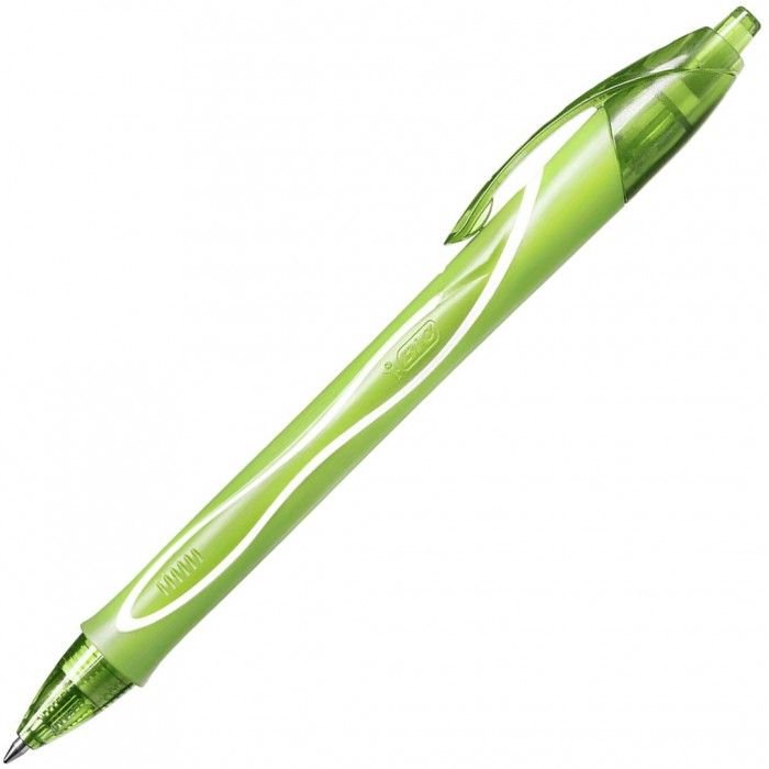 CF 12 PZ PENNA BIC GEL-OCITY QUICK-DRY 0.7 MM VERDE CHIARO