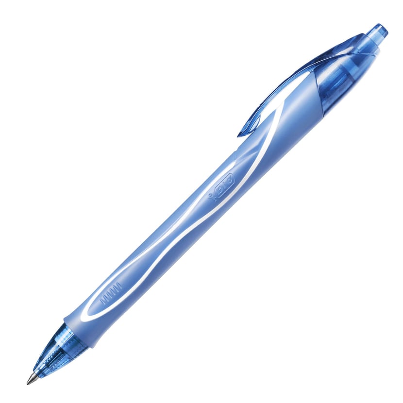 CF 12 PZ PENNA BIC GEL-OCITY QUICK-DRY 0.7 MM AZZURRO