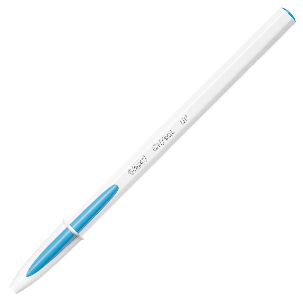 Penna a sfera con cappuccio Bic Cristal UP Azzurro