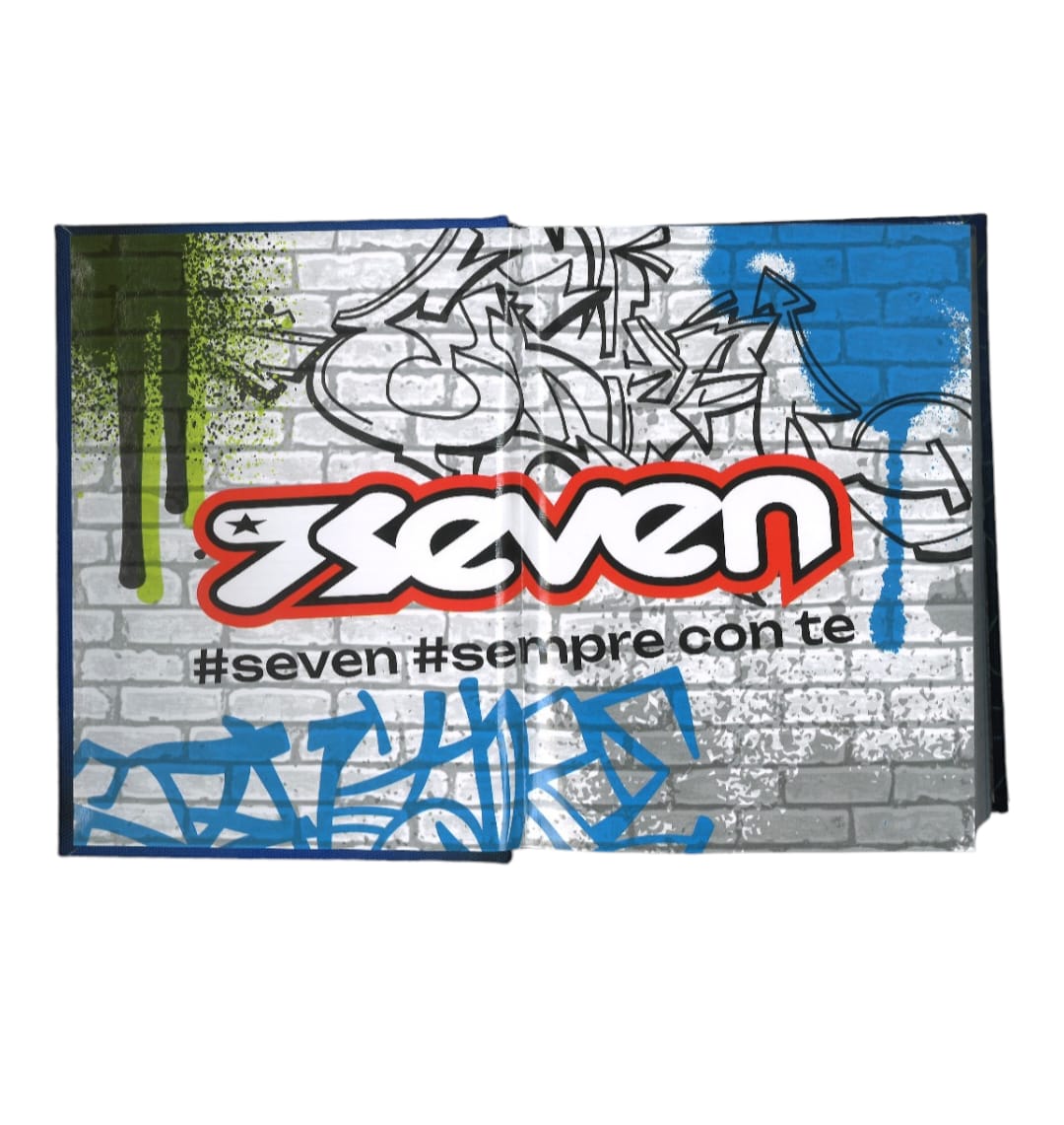 DIARIO STD TESSUTO 12 MESI SEVEN BOY CARTOTECNICA