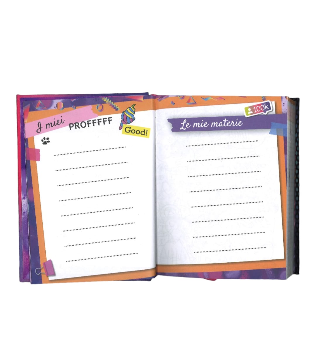 DIARIO STD TESSUTO 12 MESI SEVEN GIRL CARTOTECNICA