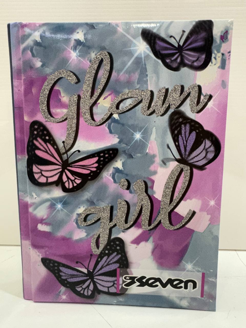 SEVEN 2025 DIARIO STD 12 MESI CARTOTECNICA GIRL BUTTERFLY