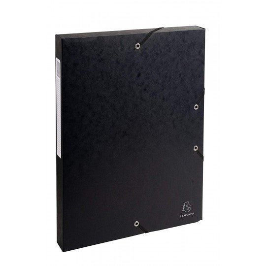 EXACOMPTA SCATOLA PER ARCHIVIO EXABOX DORSO 25MM NERO