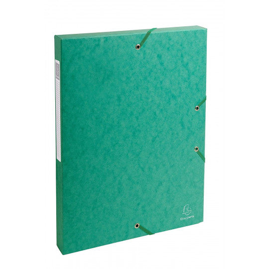 EXACOMPTA SCATOLA PER ARCHIVIO EXABOX DORSO 25MM VERDE