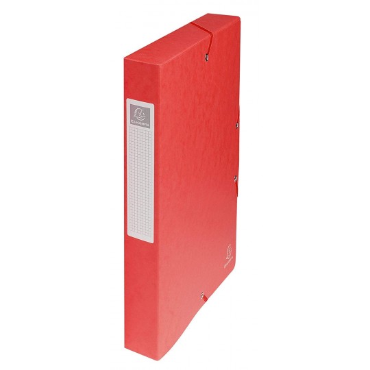 EXCACOMPTA SCATOLA PER ARCHIVIO EXABOX DORSO 40MM ROSSO