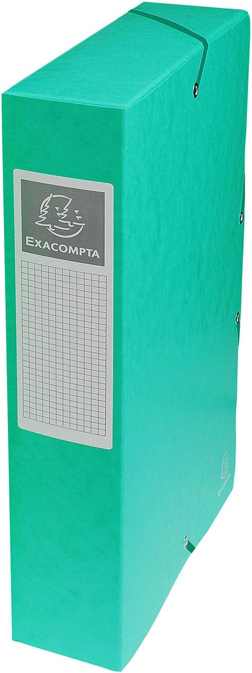 EXACOMPTA SCATOLA PER ARCHIVIO EXABOX DORSO 60MM VERDE
