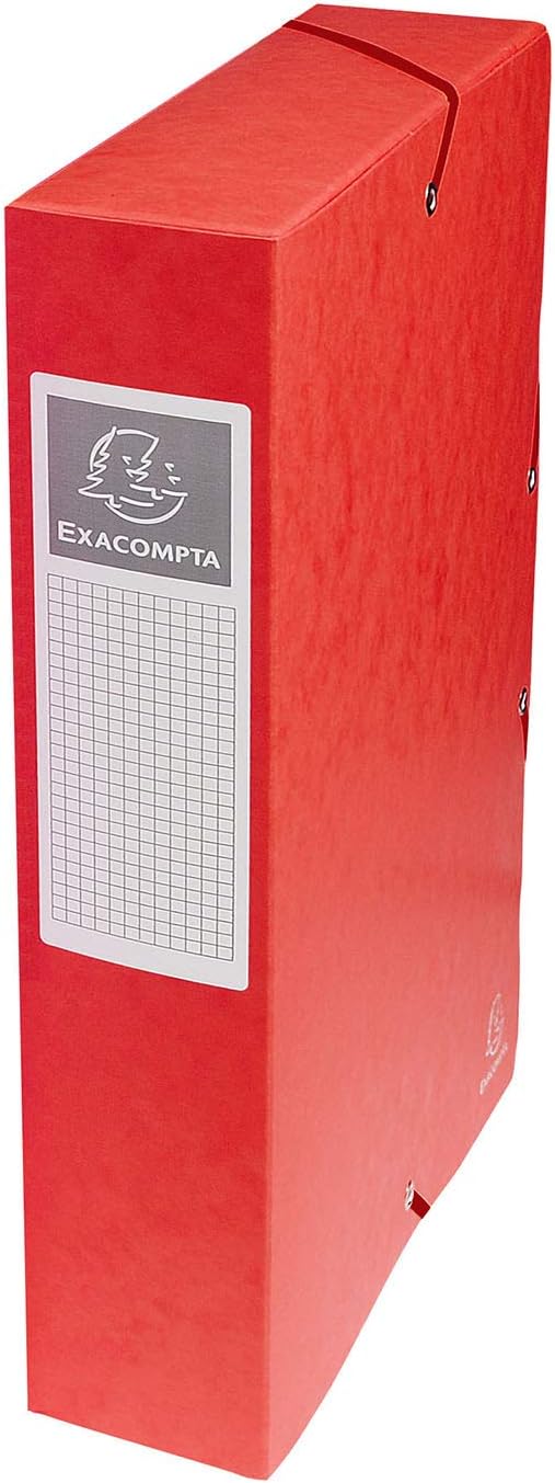 EXACOMPTA SCATOLA PER ARCHIVIO EXABOX DORSO 60MM ROSSO