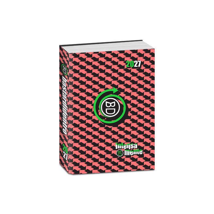 DIARIO POCKET 16 MESI BASTARDIDENTRO OPTICAL 26/27 - ARANCIO