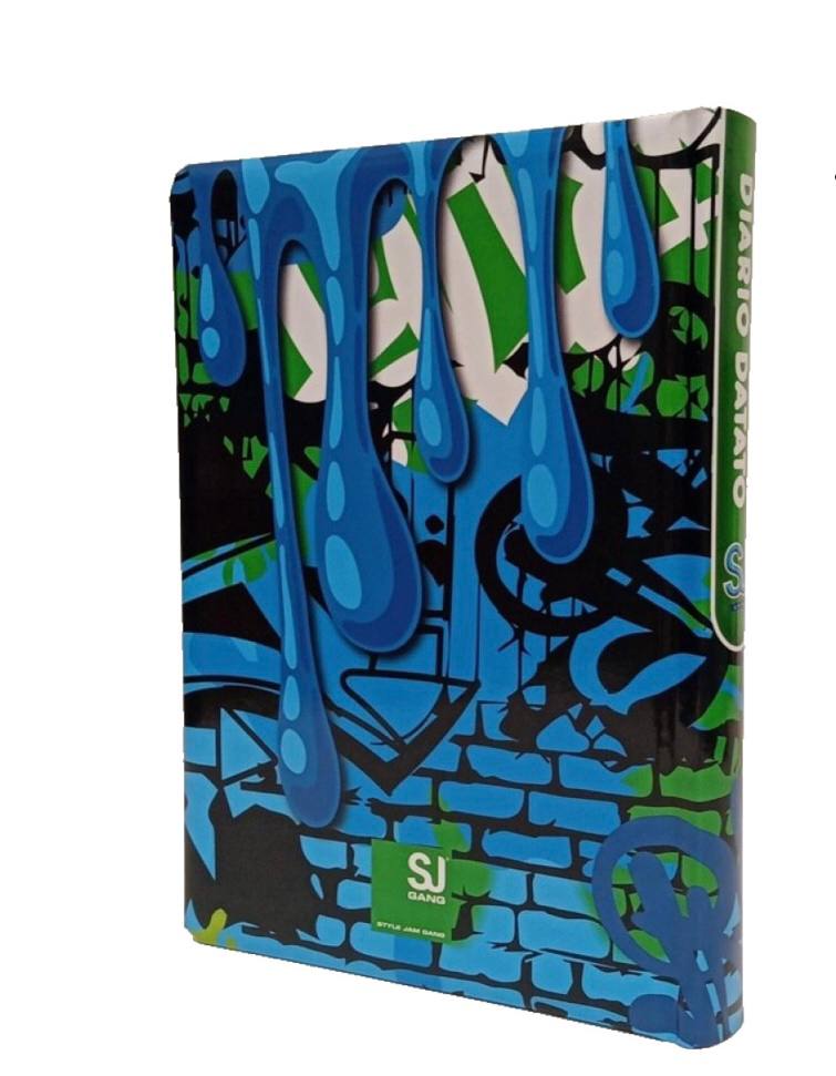 SJ GANG DIARIO AGENDA 10 MESI DATATO GANG BOY SLIME VERDE
