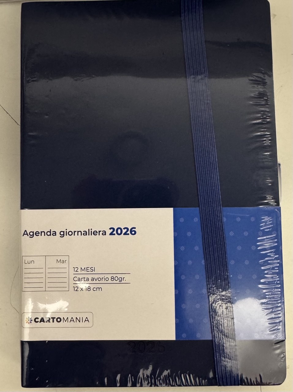 CARTOMANIA - ESSENTIAL AGENDA GIORNALIERA 12MESI - BLUE