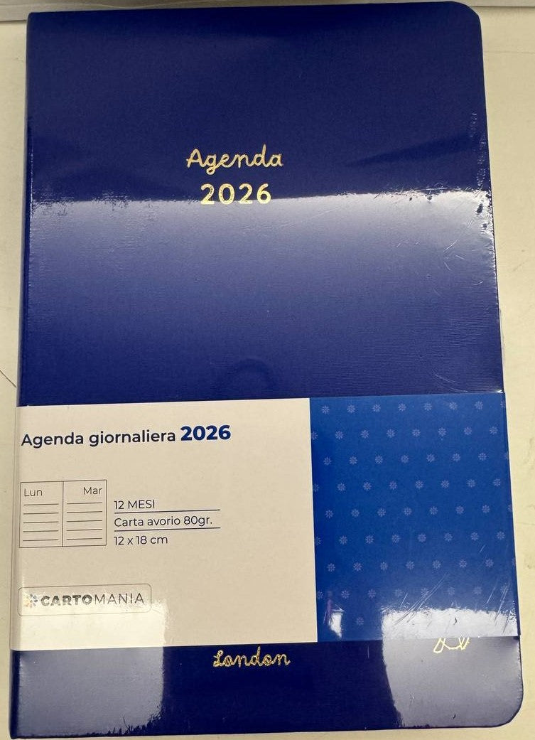 CARTOMANIA - URBAN HORIZONS AGENDA GIORNALIERA 12MESI - BLU