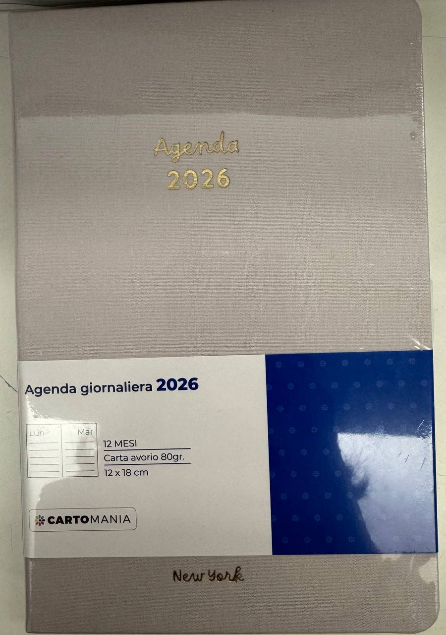 CARTOMANIA - URBAN HORIZONS AGENDA GIORNALIERA 12MESI -PERLA