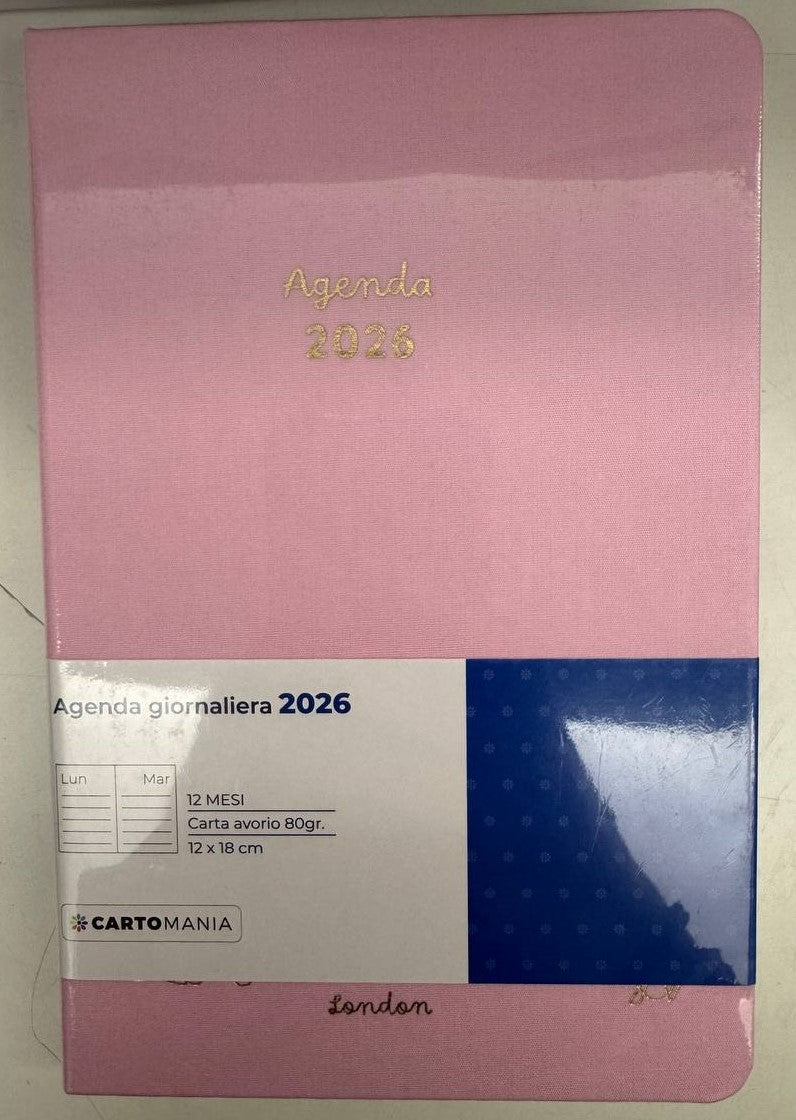 CARTOMANIA - URBAN HORIZONS AGENDA GIORNALIERA 12MESI - ROSA