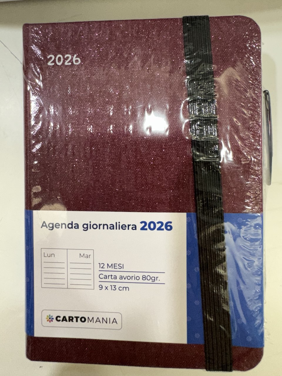 CARTOMANIA - SHINE IT AGENDA GIORNALIERA 12MESI - BORDEAUX