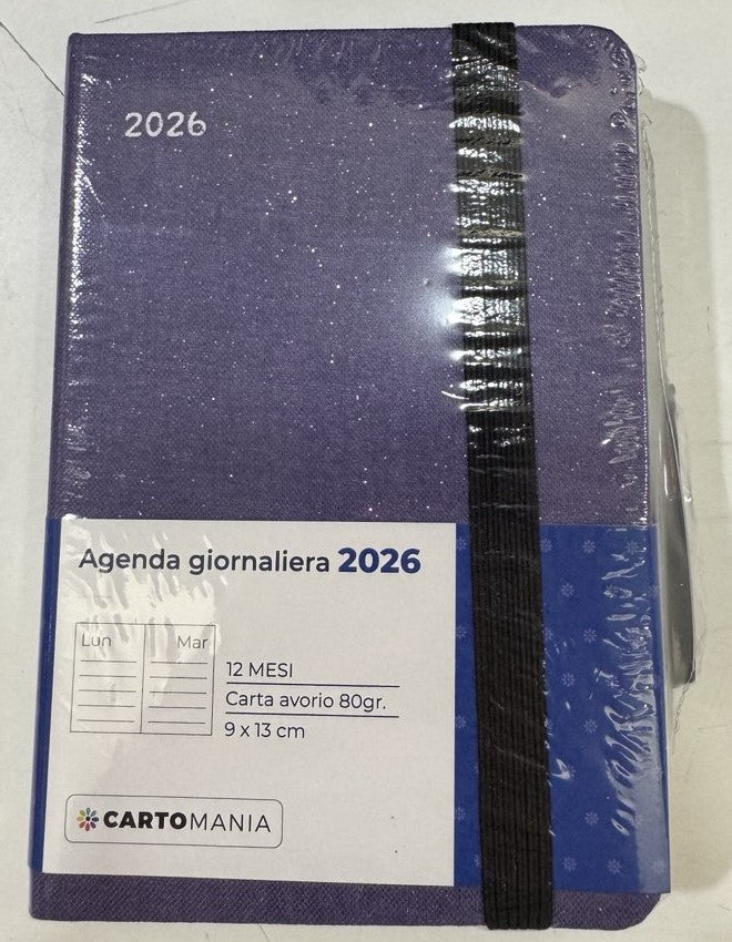 CARTOMANIA - SHINE IT AGENDA GIORNALIERA 12MESI - VIOLA