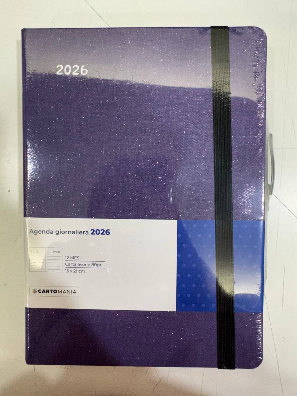 CARTOMANIA - SHINE IT AGENDA GIORNALIERA 12MESI - VIOLA