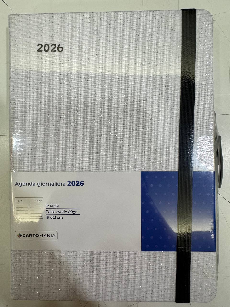 CARTOMANIA - SHINE IT AGENDA GIORNALIERA 12MESI - BIANCA