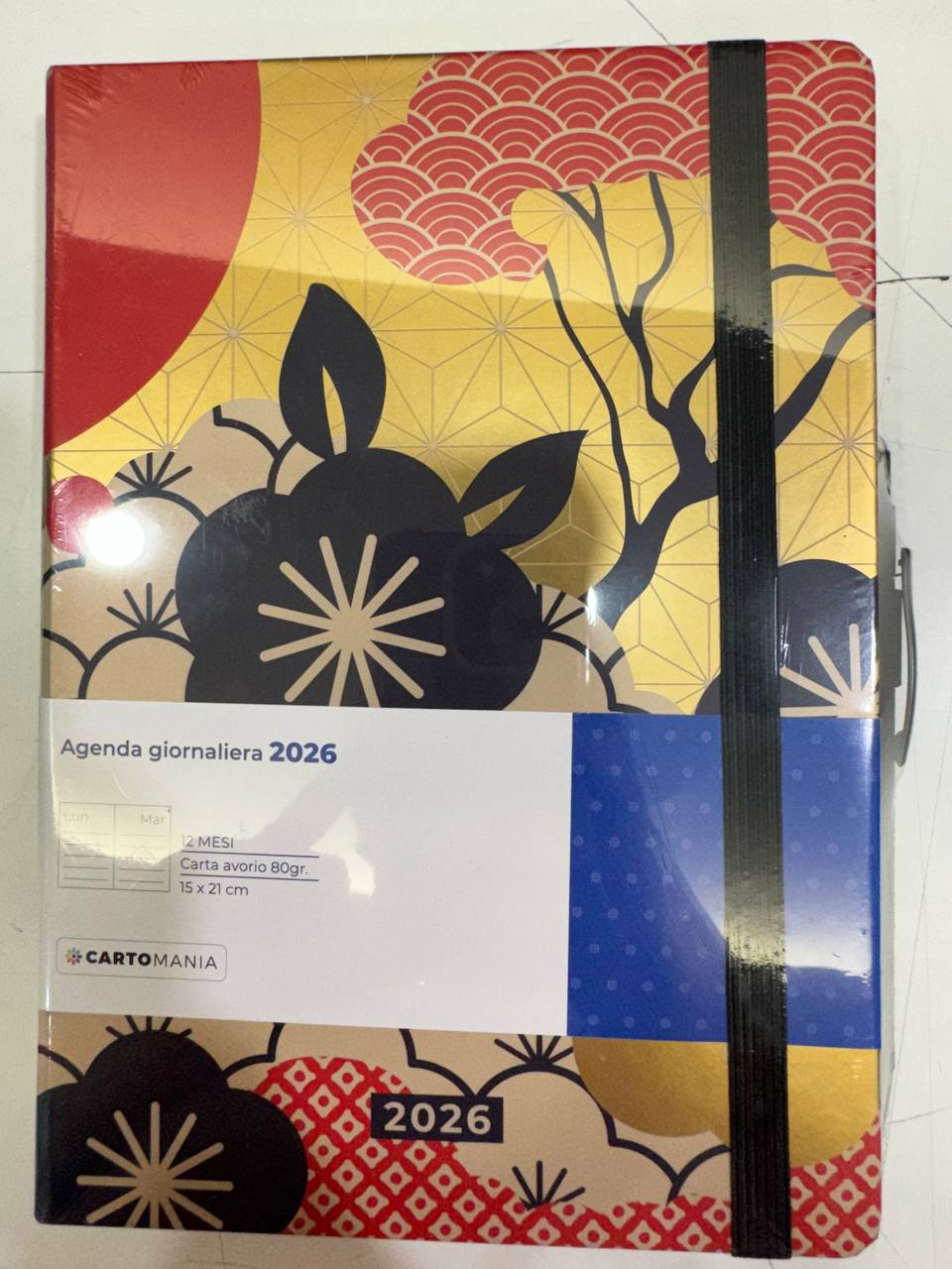 CARTOMANIA PRECIOUS - AGENDA GIORNALIERA 12 MESI - GOLD