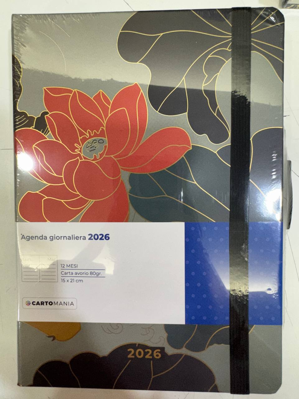 CARTOMANIA PRECIOUS - AGENDA GIORNALIERA 12MESI - GRIGIO