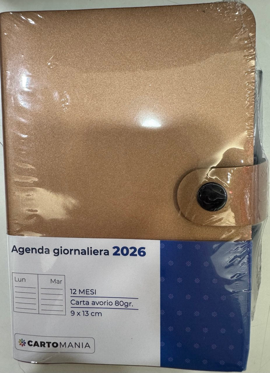 CARTOMANIA - PRECIOUS AGENDA GIORNALIERA 12 MESI - BRONZO