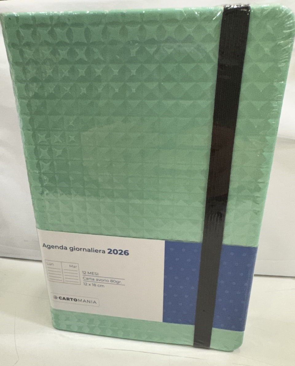 CARTOMANIA -PIXEL GLOW AGENDA GIORNALIERA 12MESI - TIFFANY