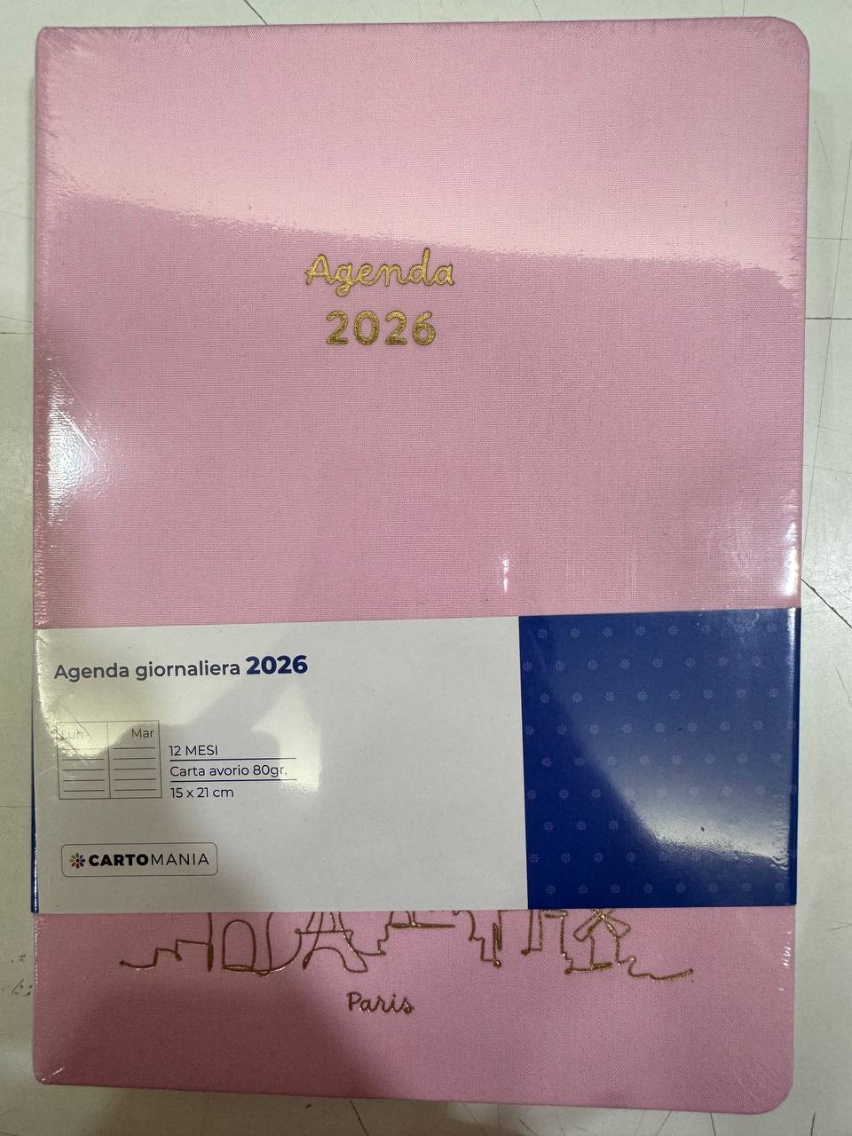 CARTOMANIA - URBAN HORIZONS AGENDA GIORNALIERA 12MESI - ROSA