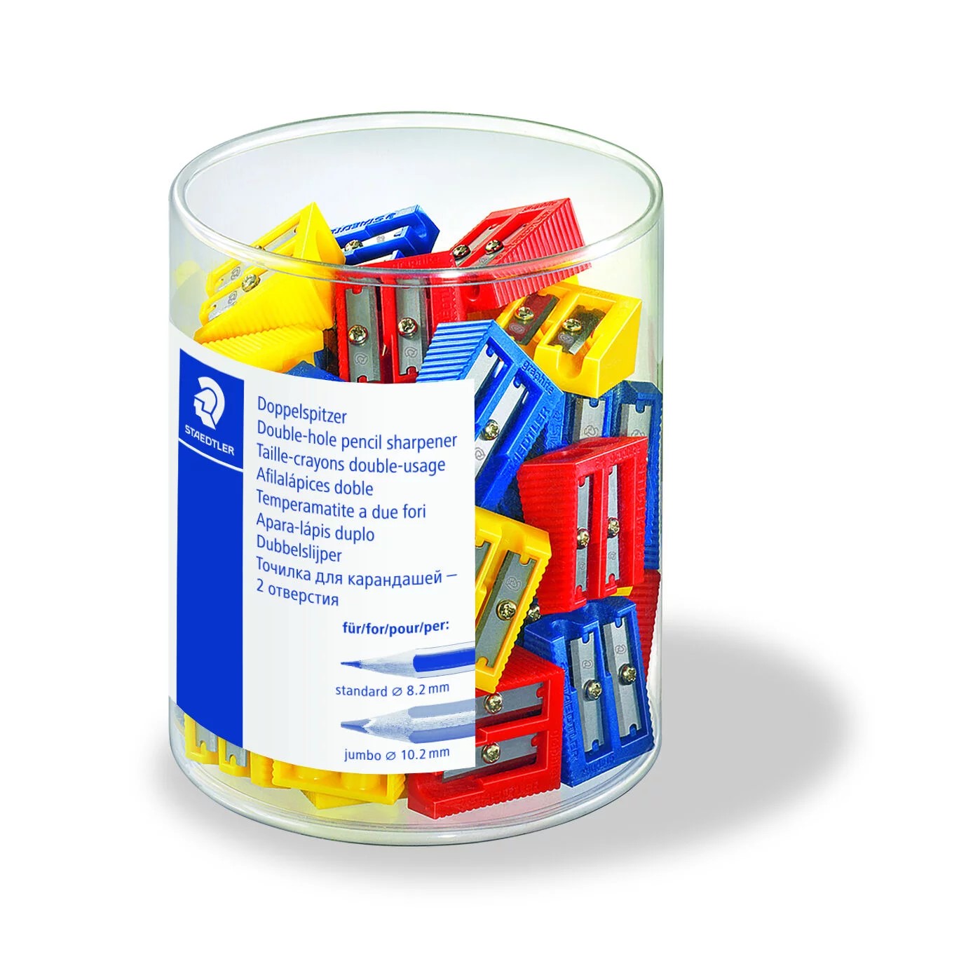 STAEDTLER® 510 60 Temperamatite in plastica a 2 fori