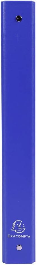 RACCOGLITORE 4 ANELLI 30MM POLIPROPILENE FODERATO A4 BLU