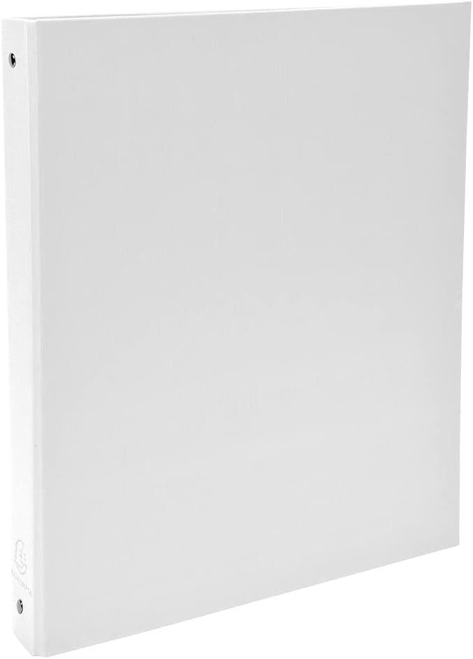 RACCOGLITORE 4 ANELLI 30MM POLIPROPILENE FODERATO A4 BIANCO