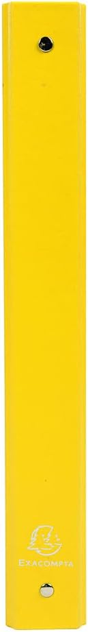 RACCOGLITORE 4 ANELLI 30MM POLIPROPILENE FODERATO A4 GIALLO