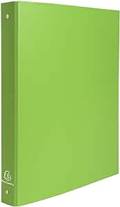 RACCOGLITORE 4 ANELLI 30MM POLIPROPILENE FODERATO A4 VERDE