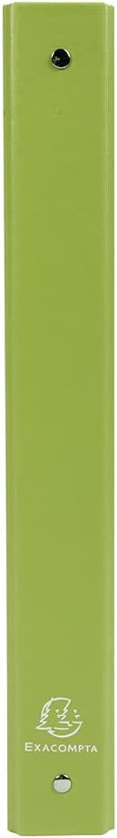 RACCOGLITORE 4 ANELLI 30MM POLIPROPILENE FODERATO A4 VERDE