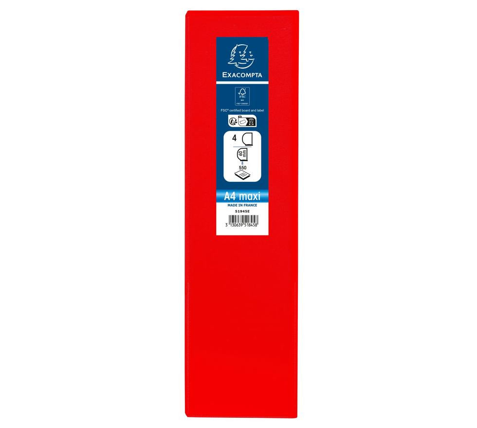 RACCOGLITORE PERSONALIZZABILE KREACOVER 4 ANELLI D60MM ROSSO