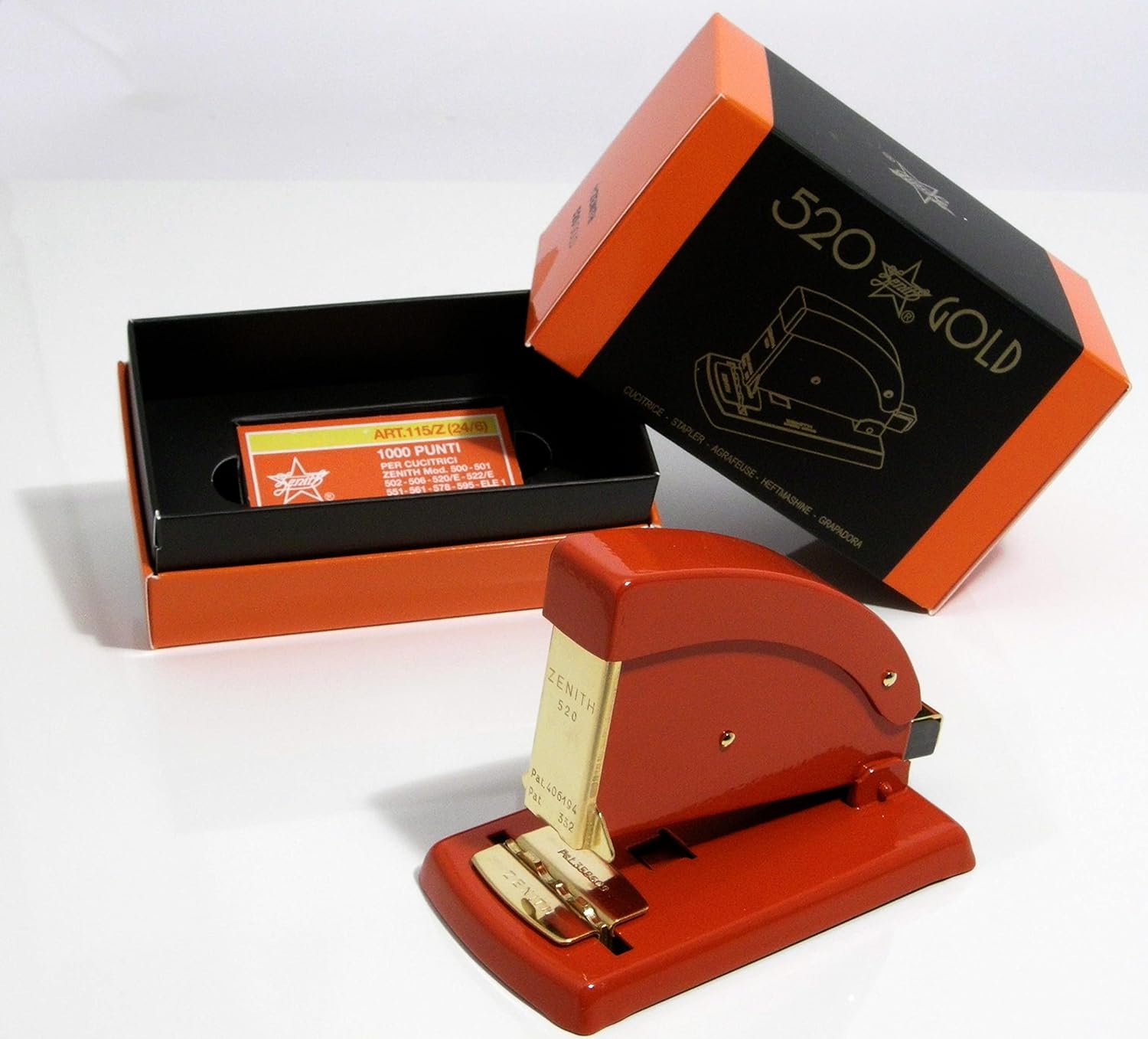 CUCITRICE DA TAVOLO ZENITH 520 GOLD ROSSO/ORO