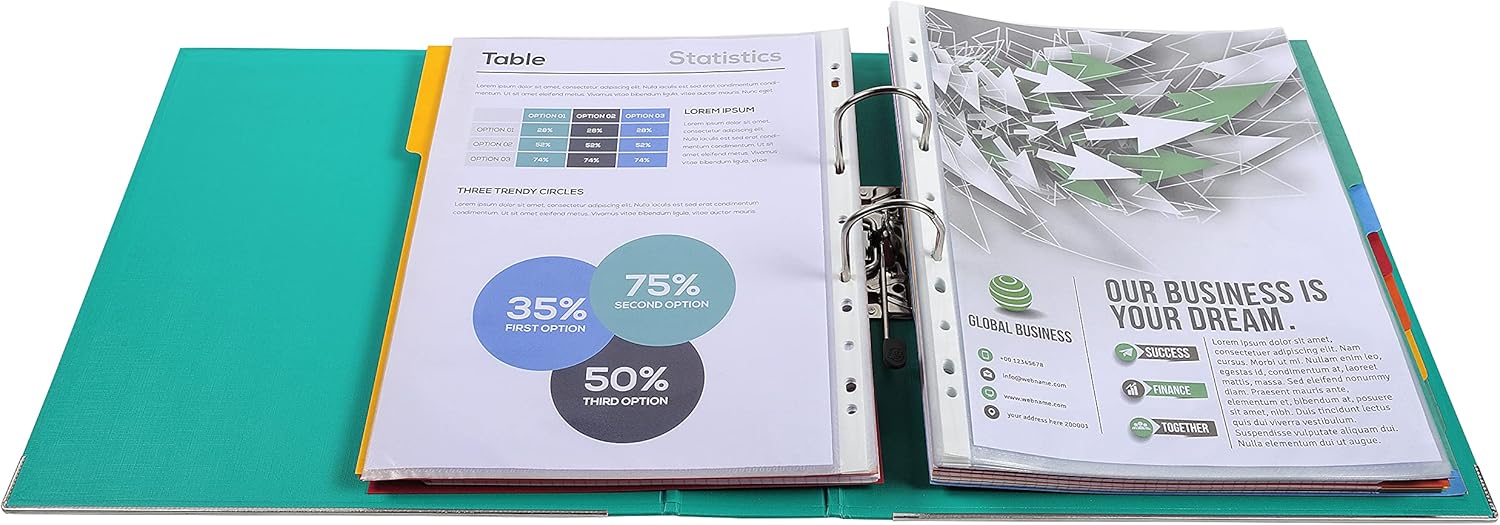 REGISTRATORE A LEVA PREM'TOUCH D.80MM - A4 - VERDE CHIARO