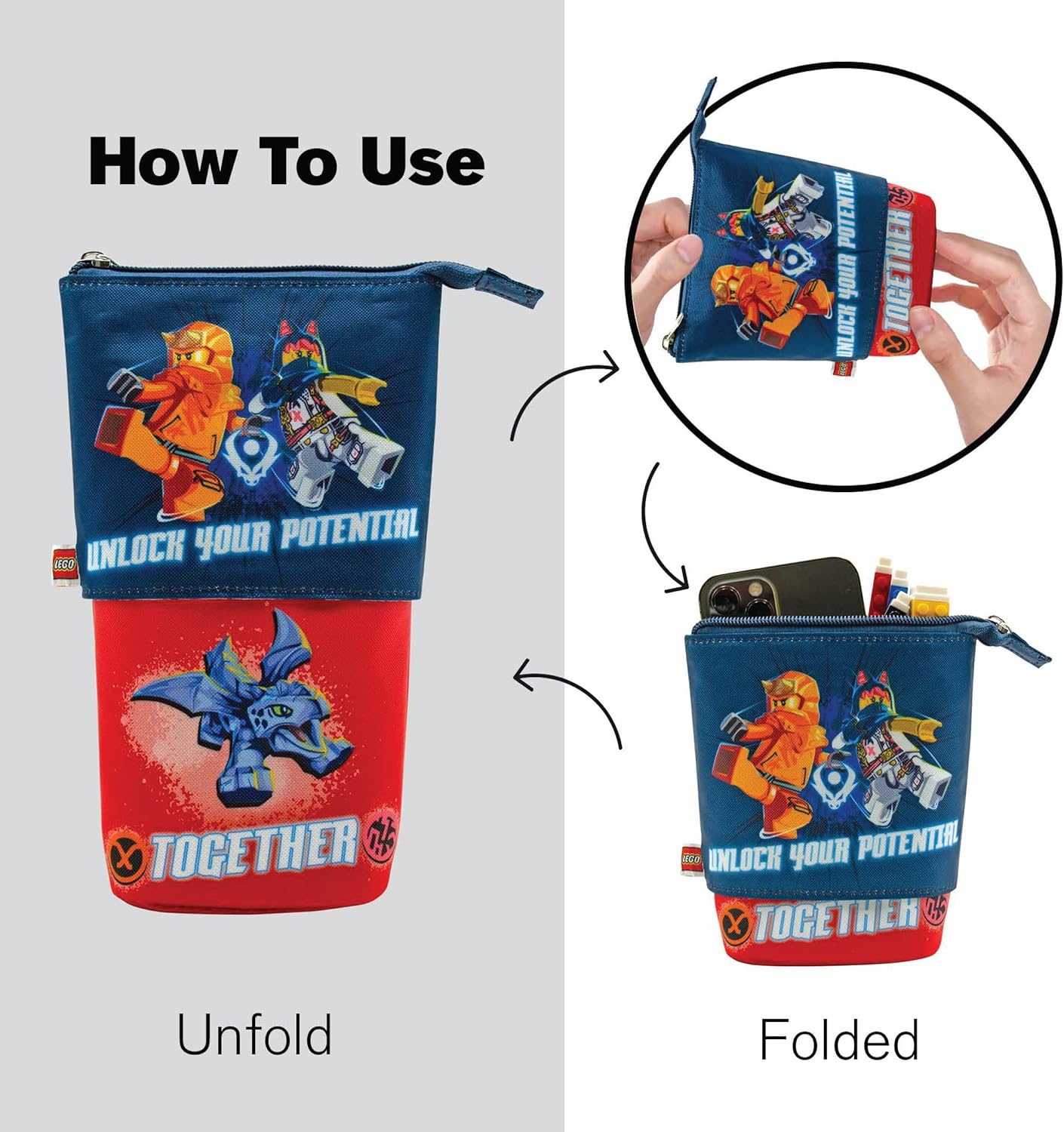 LEGO® Ninjago® Astuccio Pop-Up - Together Blu