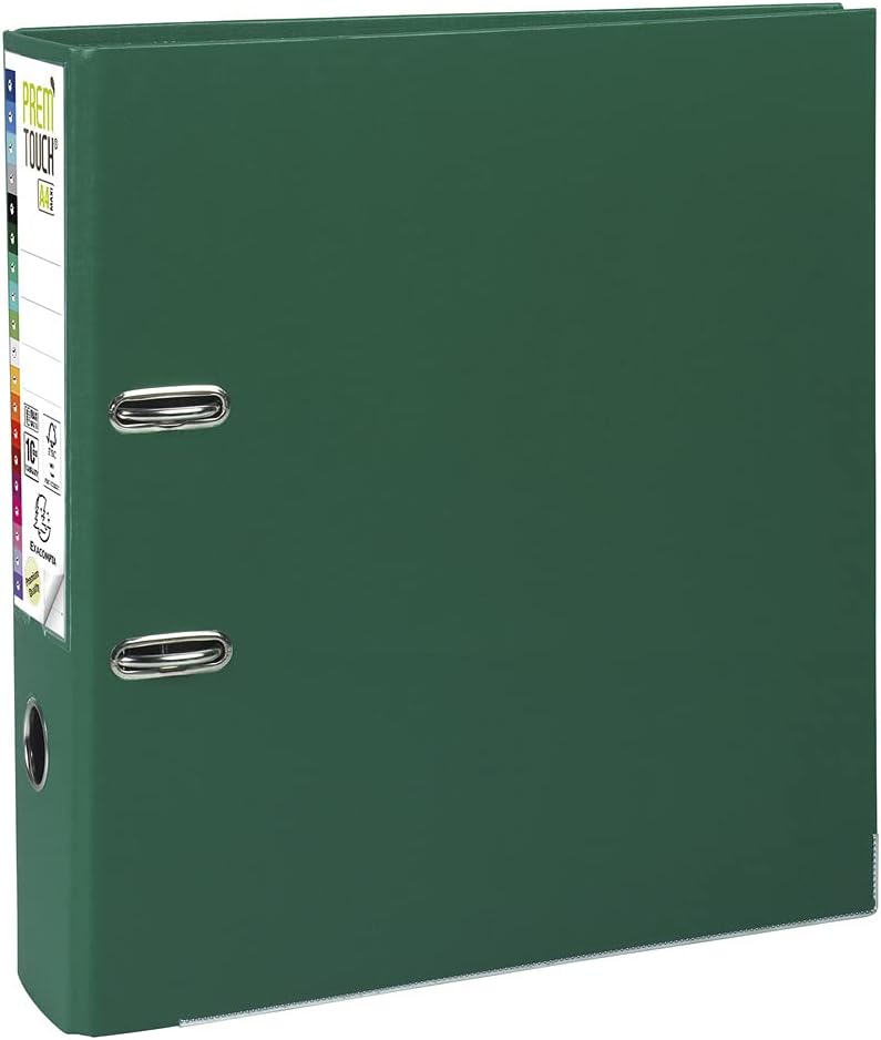 REGISTRATORE A LEVA PREM'TOUCH DORSO 80MM - A4 MAXI - VR SCU