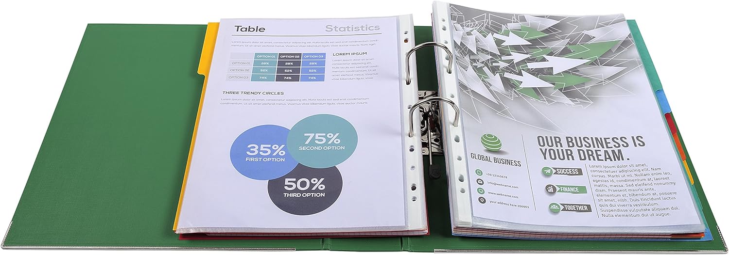 REGISTRATORE A LEVA PREM'TOUCH DORSO 80MM - A4 MAXI - VR SCU