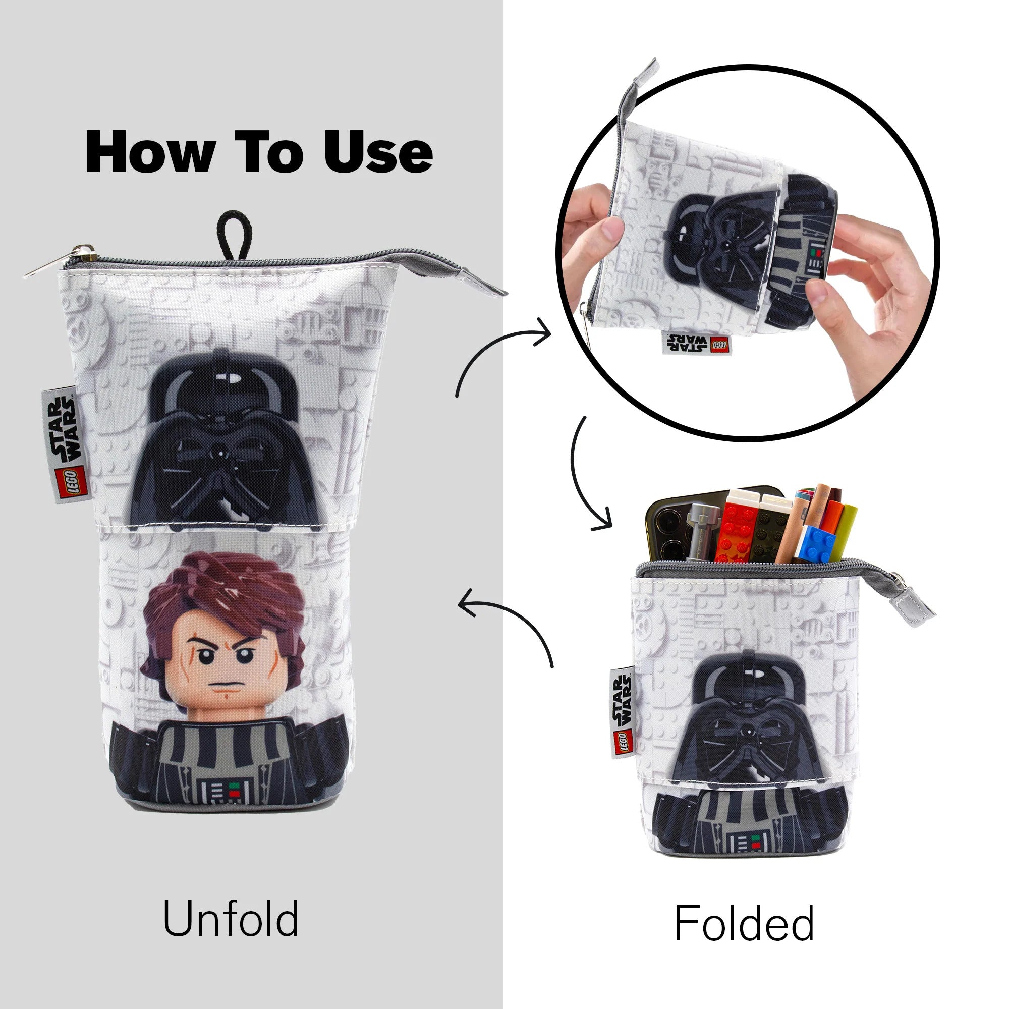 LEGO Astuccio pop-up Star Wars - Darth Vader e Anakin