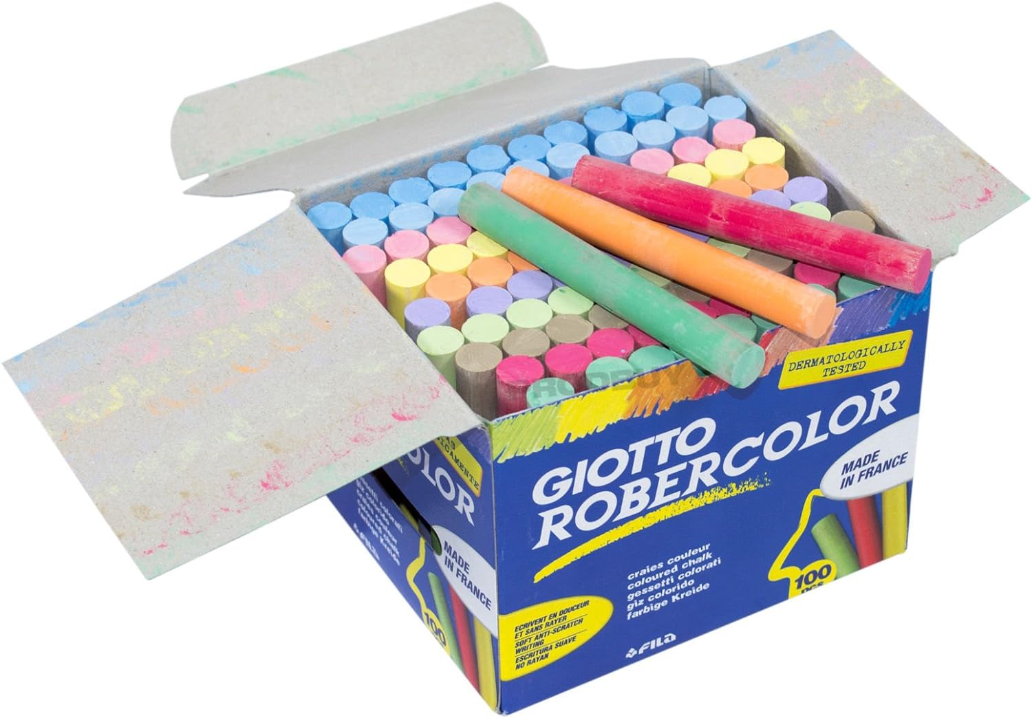 CF 100 PZ GESSETTI COLORATI GIOTTO ROBERCOLOR