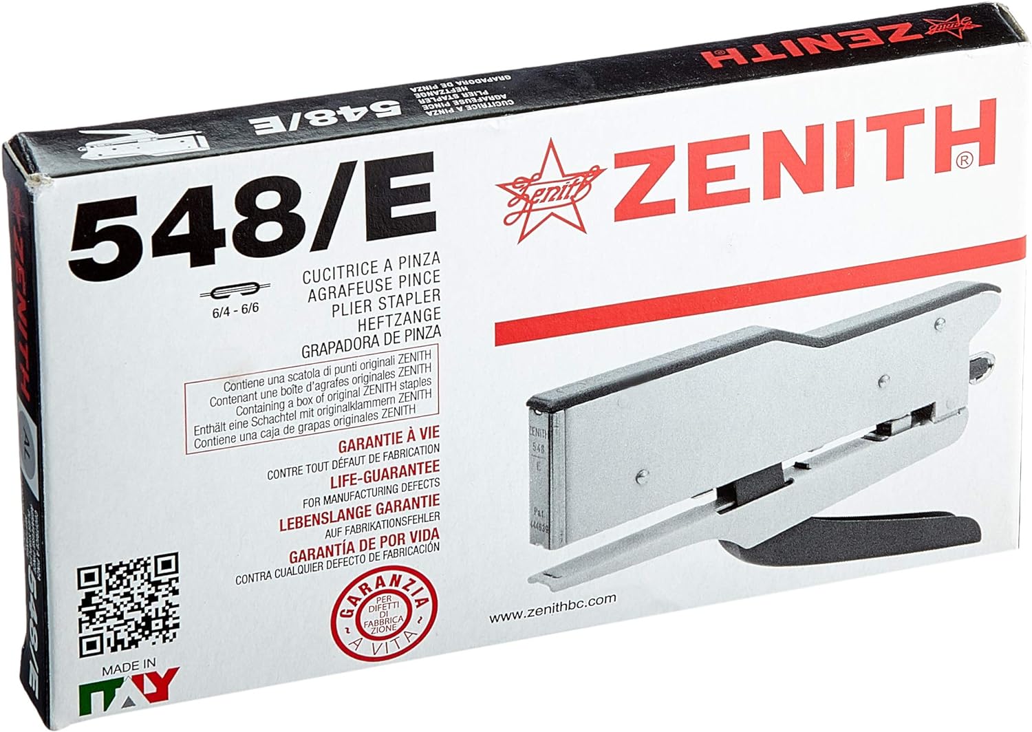 CUCITRICE ZENITH 548/E Cucitrice a Pinza Alluminio