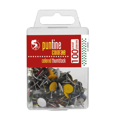 PUNTINE SPIL IN ACCIAIO COLORATE CONF. 100 PZ