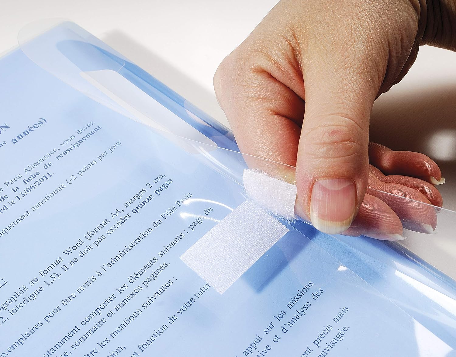 BLISTER DA10BUSTE FORATE A SOFFIETTO CHIUSURA LATERALE PP A4