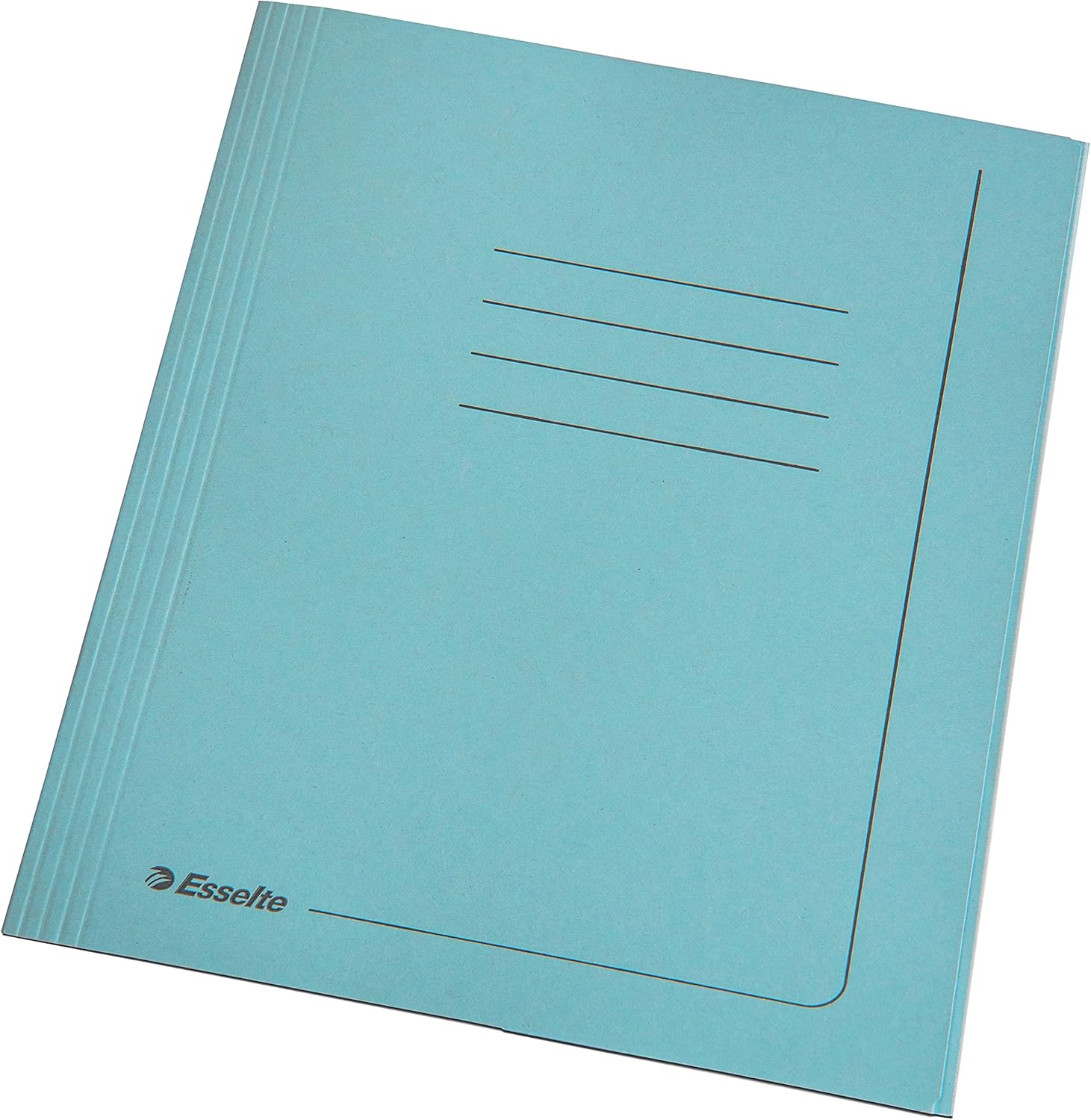 CARTELLA MANILLA AD ALTO SPESSORE 3 LEMBI CF.25 AZZURRO