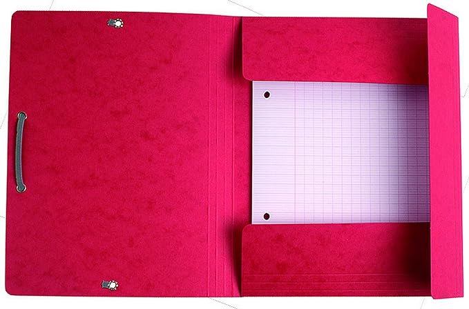 CARTELLA 3 LEMBI CON ELASTICI CARTONCINO LUSTRÉ COL ASSORTI