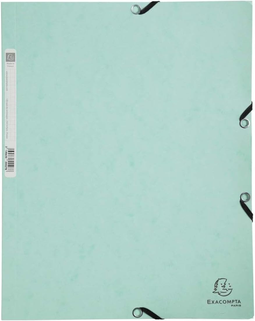 CONFEZIONE 5 PZ 3 LEMBI CON ELASTICI CARTONCINO LUSTRÉ