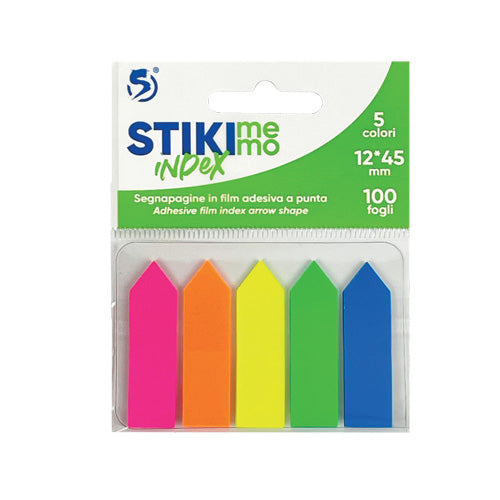 SEGNA PAGINE SPIL STIKI MEMO IN PPL 12 x 45 mm 100 FOGLI