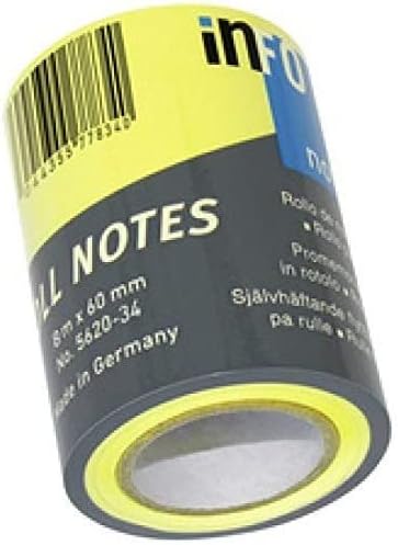 inFO Notes Roll Adesivo colore:Giallo