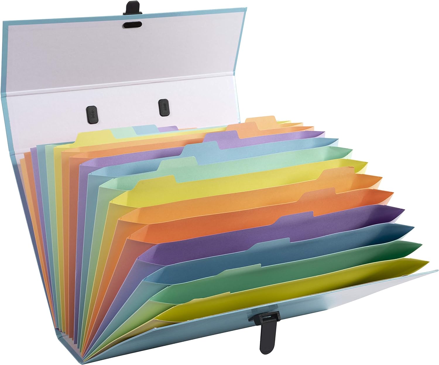 Exacompta Cartella 18 scomparti a soffietti Aquarel