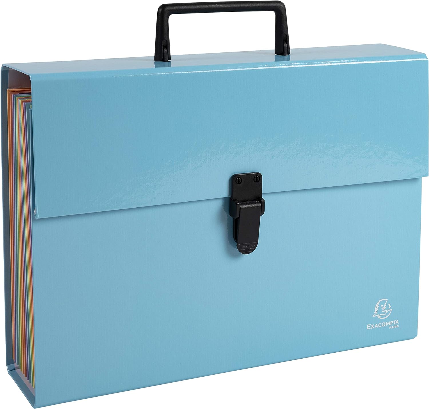 Exacompta Cartella 18 scomparti a soffietti Aquarel